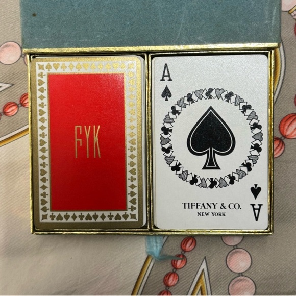 Tiffany&Co. Playing Cards Two Deck vintage Set - Picture 4 of 4